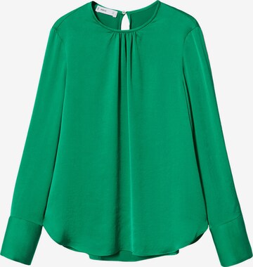 MANGO Blouse 'Beatriz' in Groen: voorkant