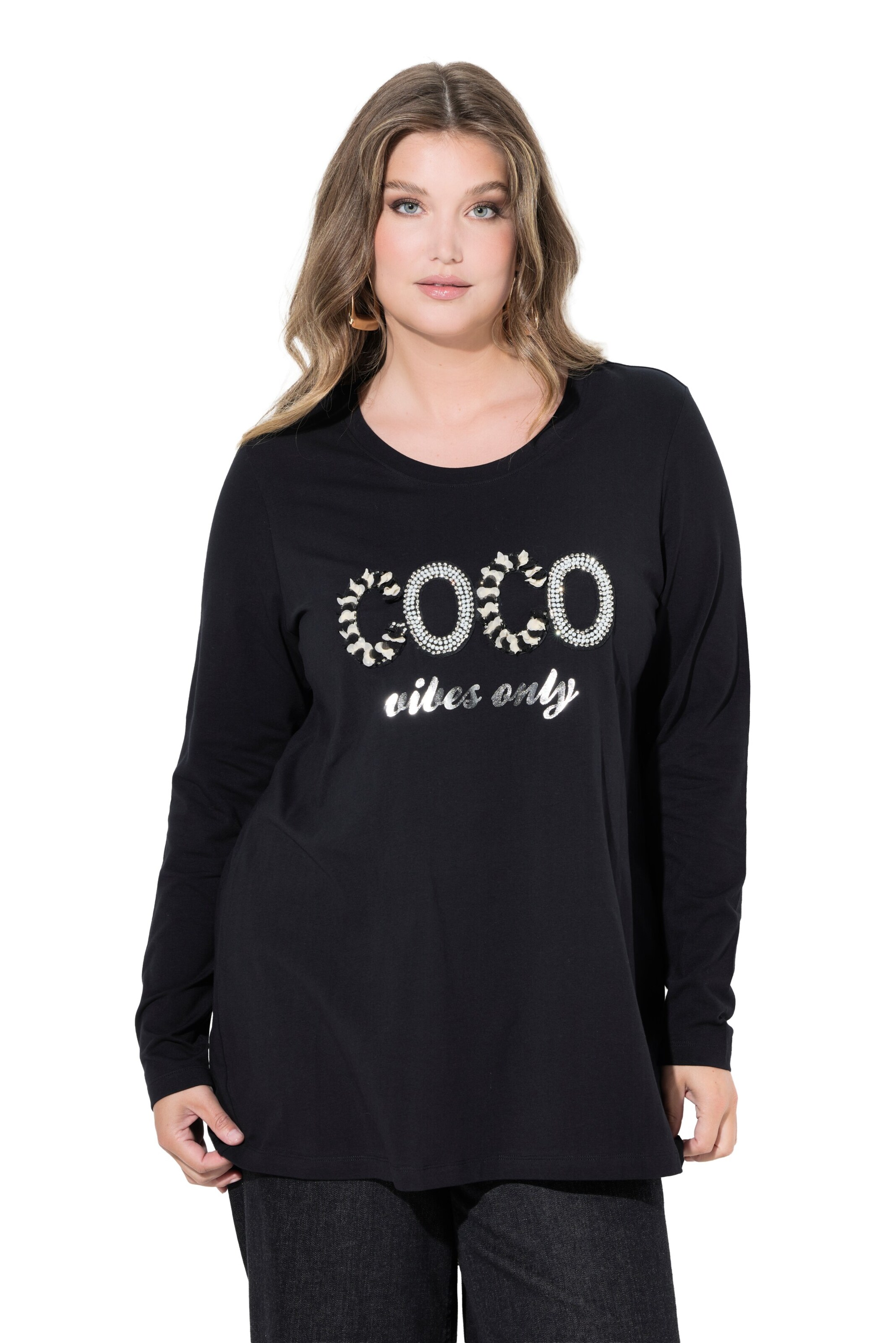 MIAMODA Shirt in Zwart: voorkant