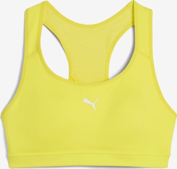 PUMA Sport bh in Geel: voorkant