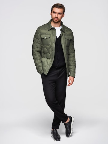 Veste mi-saison Ombre en vert