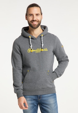 Schmuddelwedda - Sweatshirt 'Lübeck' em cinzento: frente