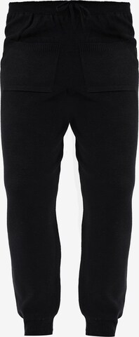 Jimmy Sanders Tapered Hose in Schwarz: predná strana