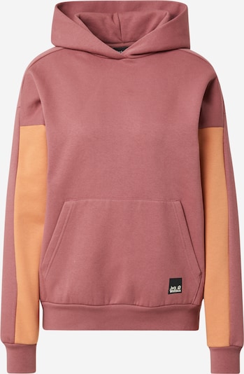JACK WOLFSKIN Sweatshirt in apricot / pastellrot, Produktansicht