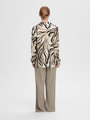 SELECTED Bluse in Beige