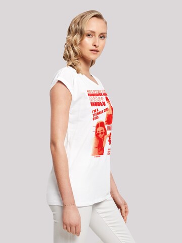 F4NT4STIC Shirt 'Sex Education Otis Talking Helps Netflix TV Series' in White