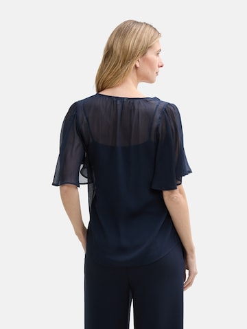 TOM TAILOR Bluse in Blau