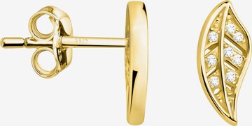 Sofia Milani Ohrringe 'Leaf' in Gold: Vorderseite