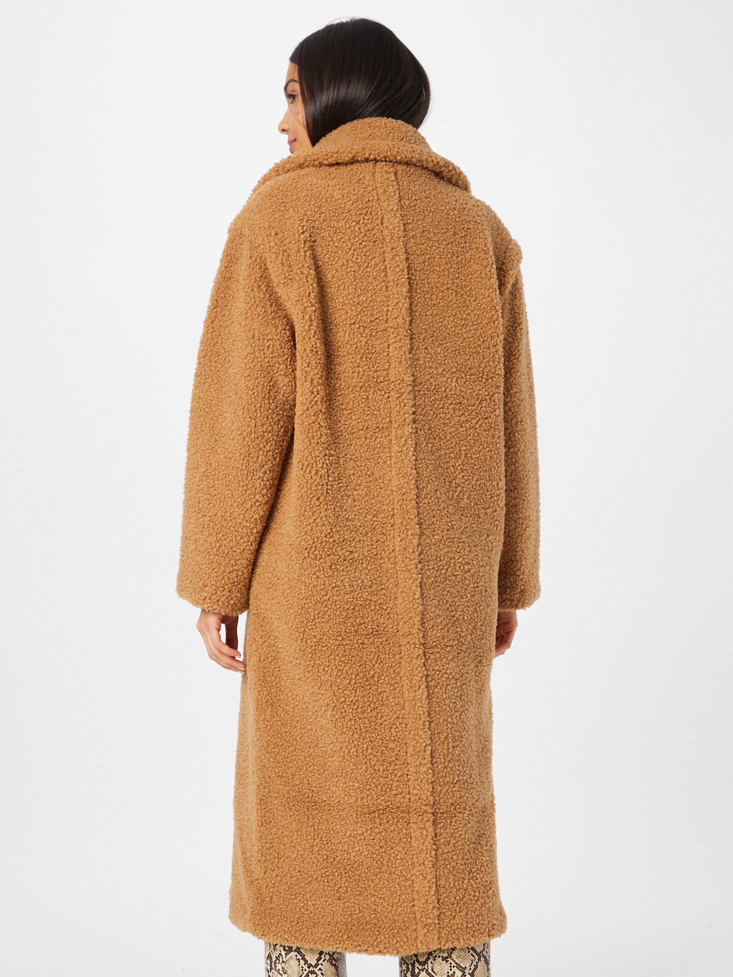 river island borg coat