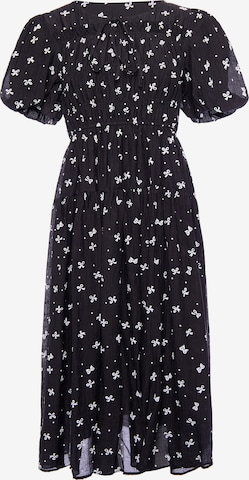 Usha - Vestido en negro: frente