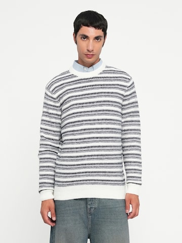Only & Sons Pullover 'ONSMING' in Weiß: Vorderseite