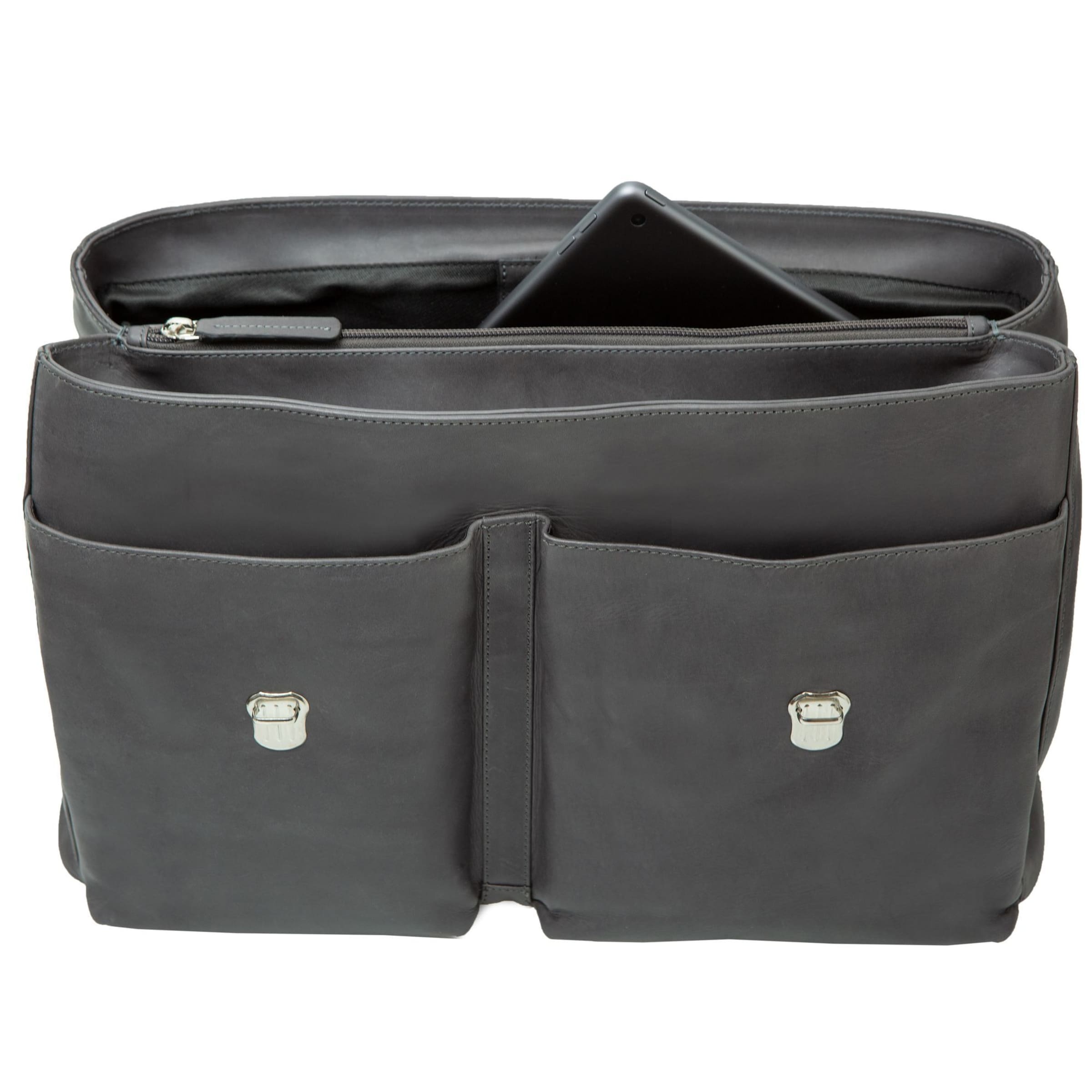 Borsa portadocumenti 'District' di Pride and Soul in grigio