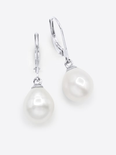 Ateliers Saint Germain Earrings 'Rive Gauche' in White, Item view