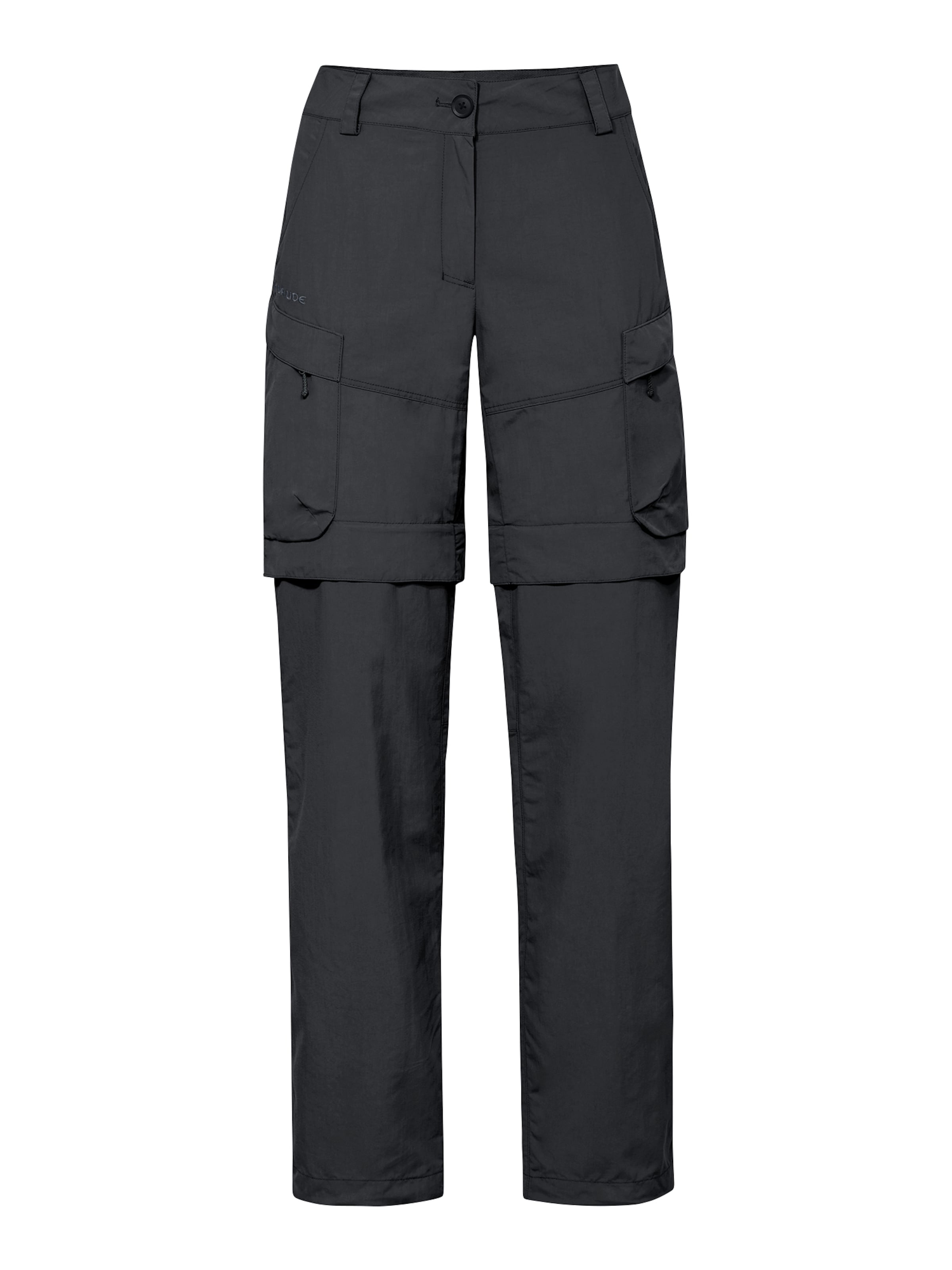 VAUDE Outdoorhose ‘Neyland’ in Schwarz: Vorderseite