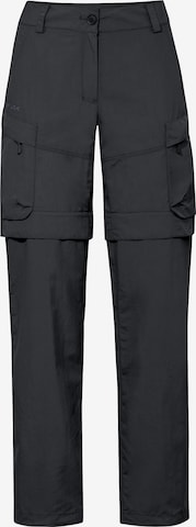 VAUDE Outdoor trousers in Black: front