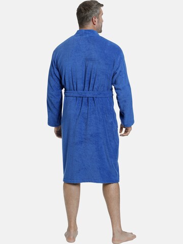 Charles Colby Long Bathrobe in Blue