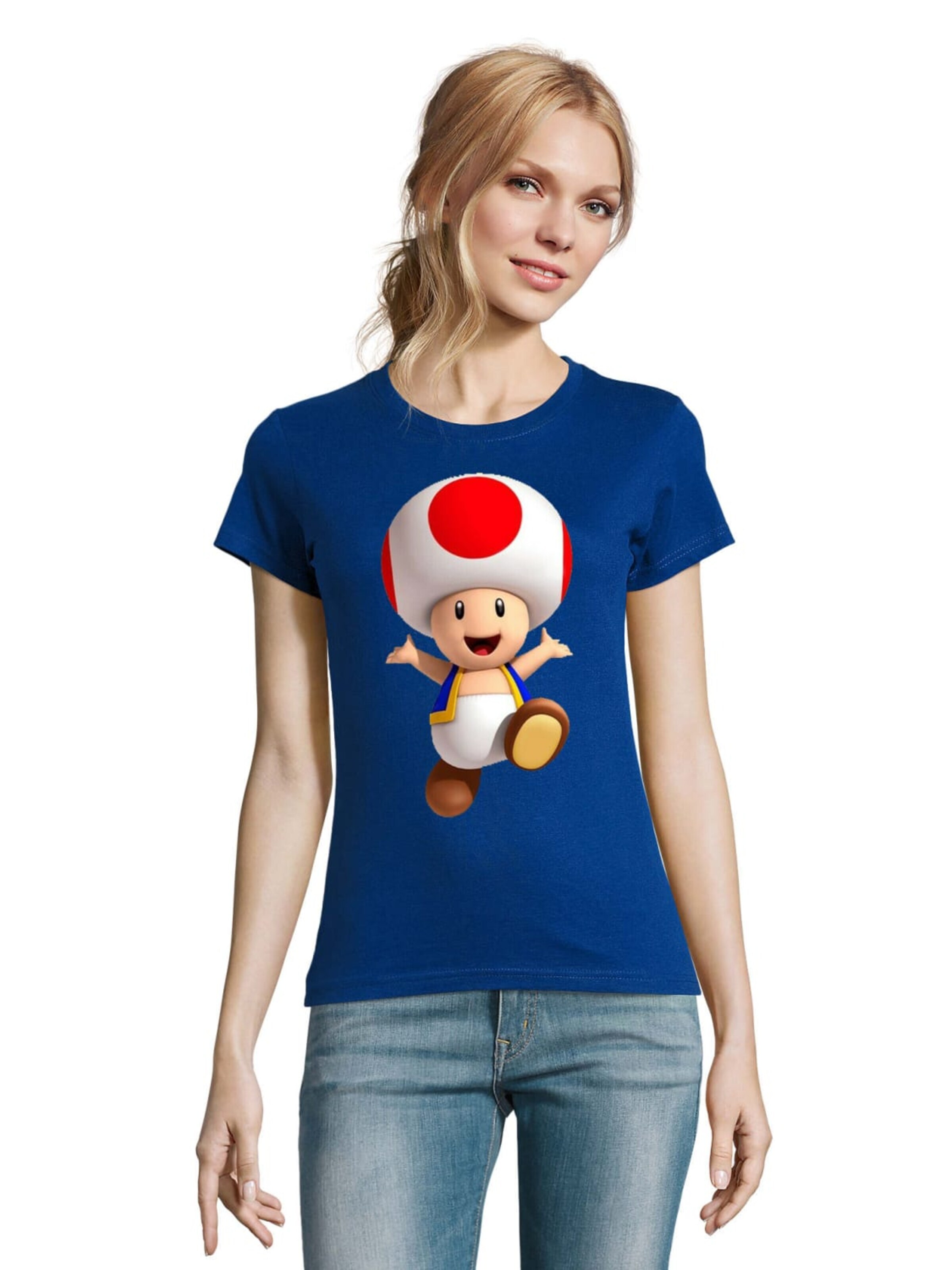 Blondie & Brownie Shirt 'Toad2'‌‌‌‌‌‌‌‌‌ in Blau: Vorderseite