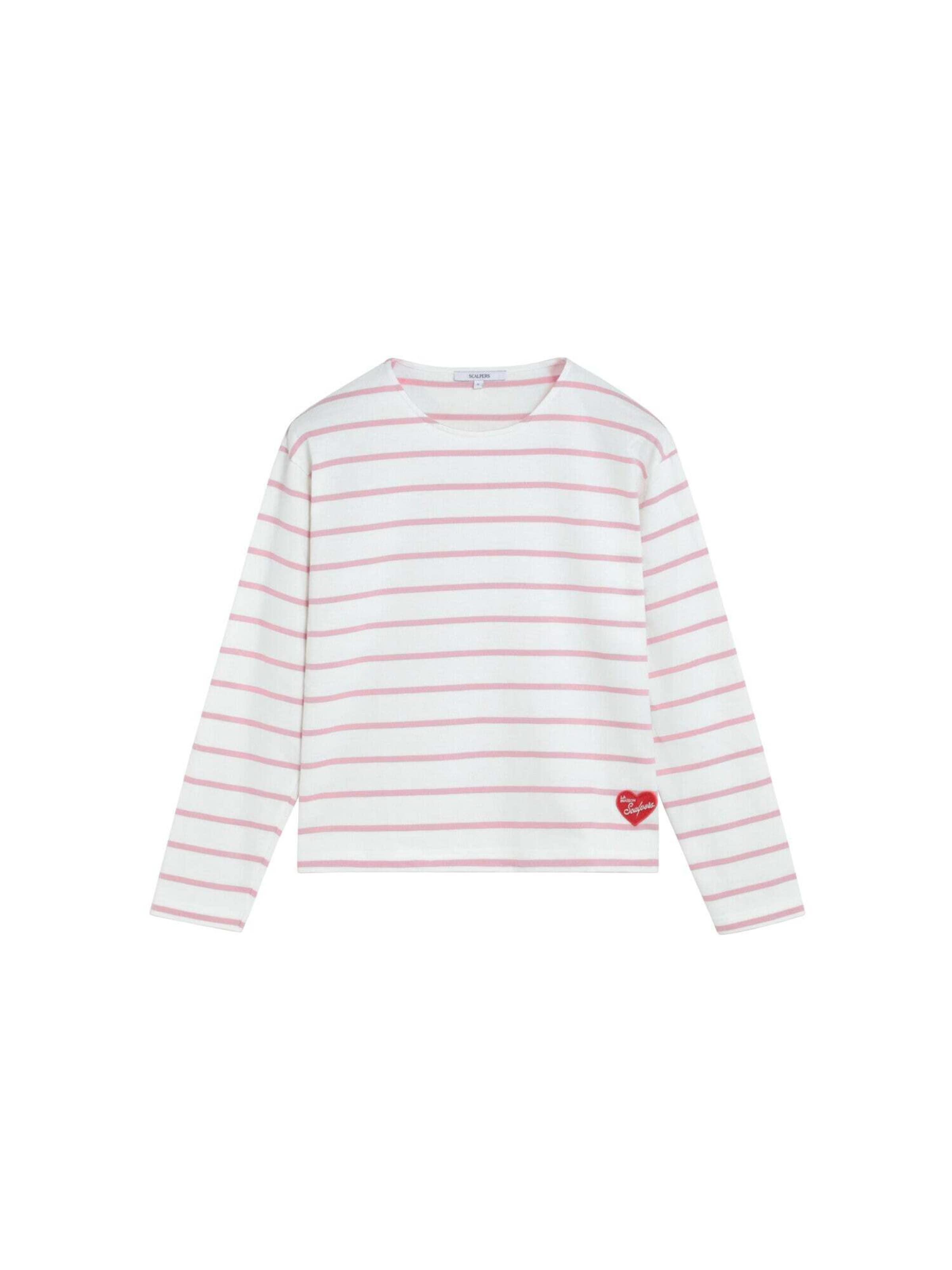 T-shirt Scalpers en blanc : devant