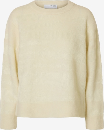 SELECTED - Pullover 'SLFBILLIE' em bege: frente