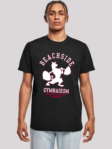 T-Shirt F4NT4STIC en noir : devant