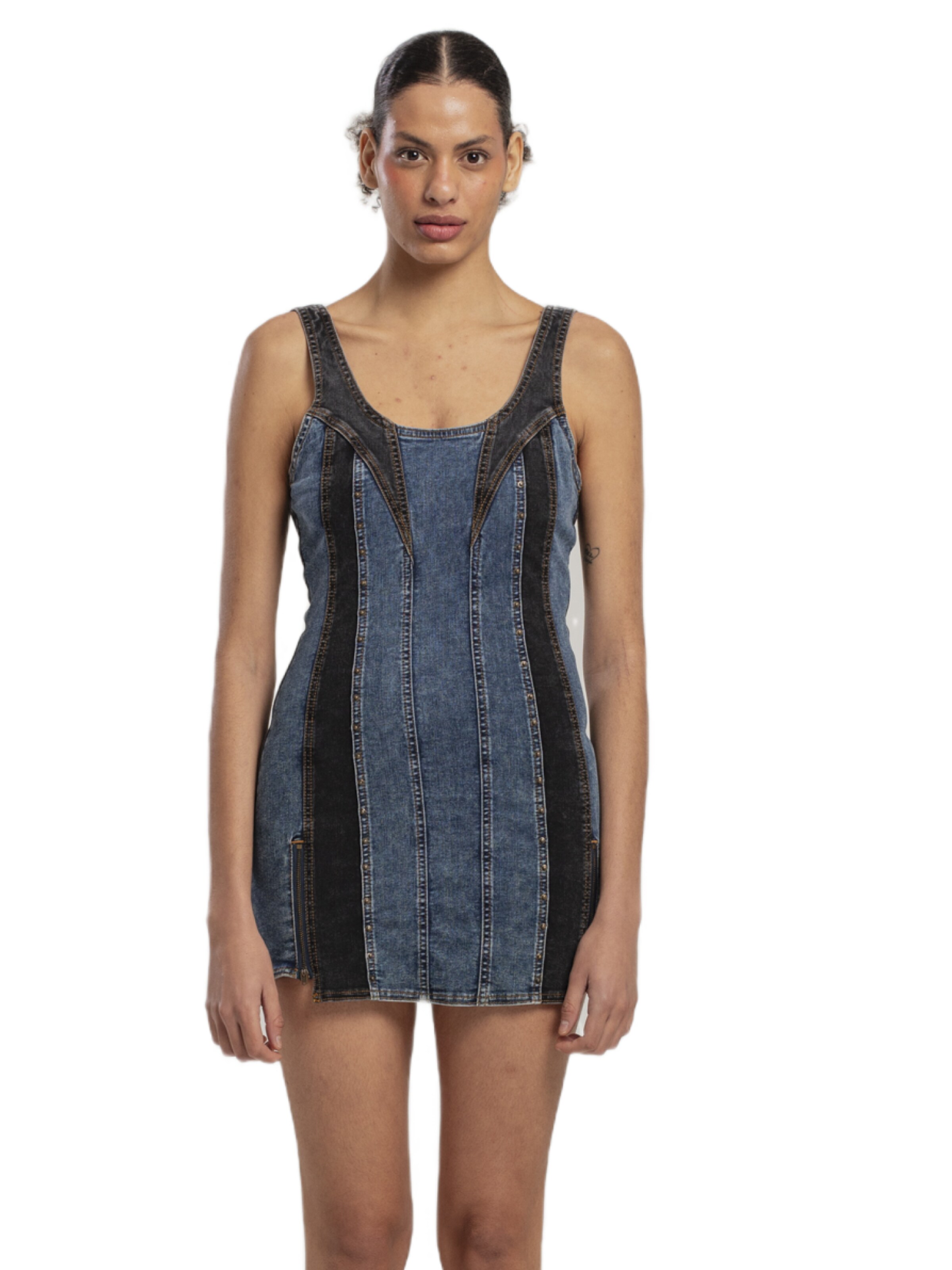 PCFG Kleid 'Free Heaven' in Blau: Vorderseite