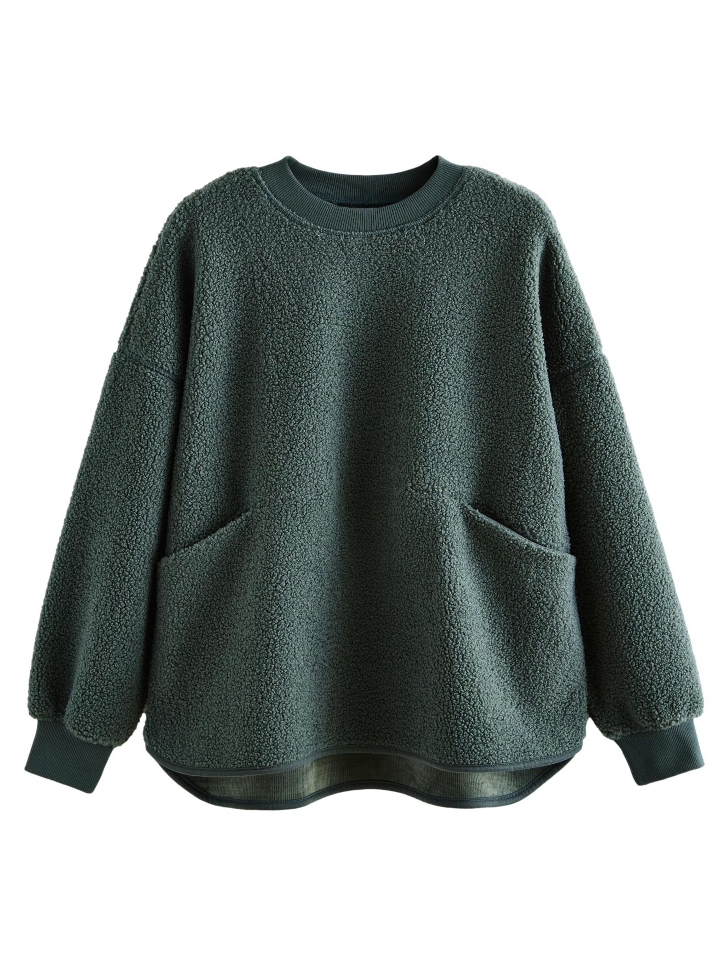 Next Πουλόβερ σε πράσινο: μπροστά