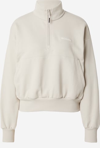 COLUMBIA Athletic Sweatshirt 'Marble Canyon' in Beige: front