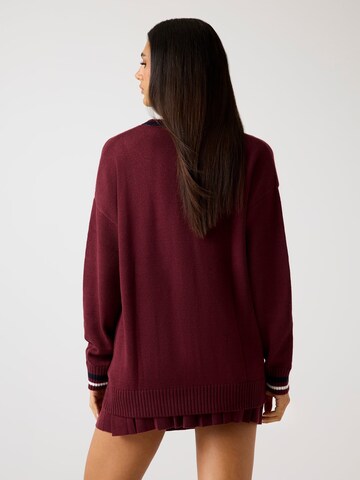 GUESS Knit Cardigan in Red