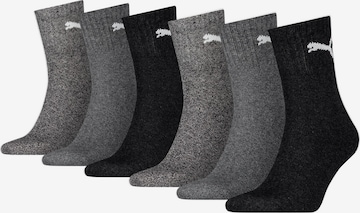 PUMA Športne nogavice | siva barva: sprednja stran