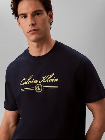 regular Maglietta di Calvin Klein Jeans in blu