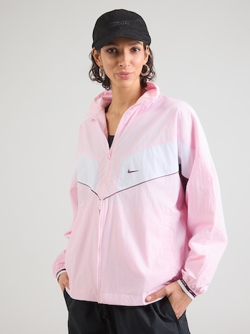 Nike Sportswear Tussenjas in Roze: voorkant