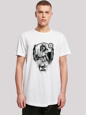 F4NT4STIC Shirt 'Star Wars ' in Wit: voorkant