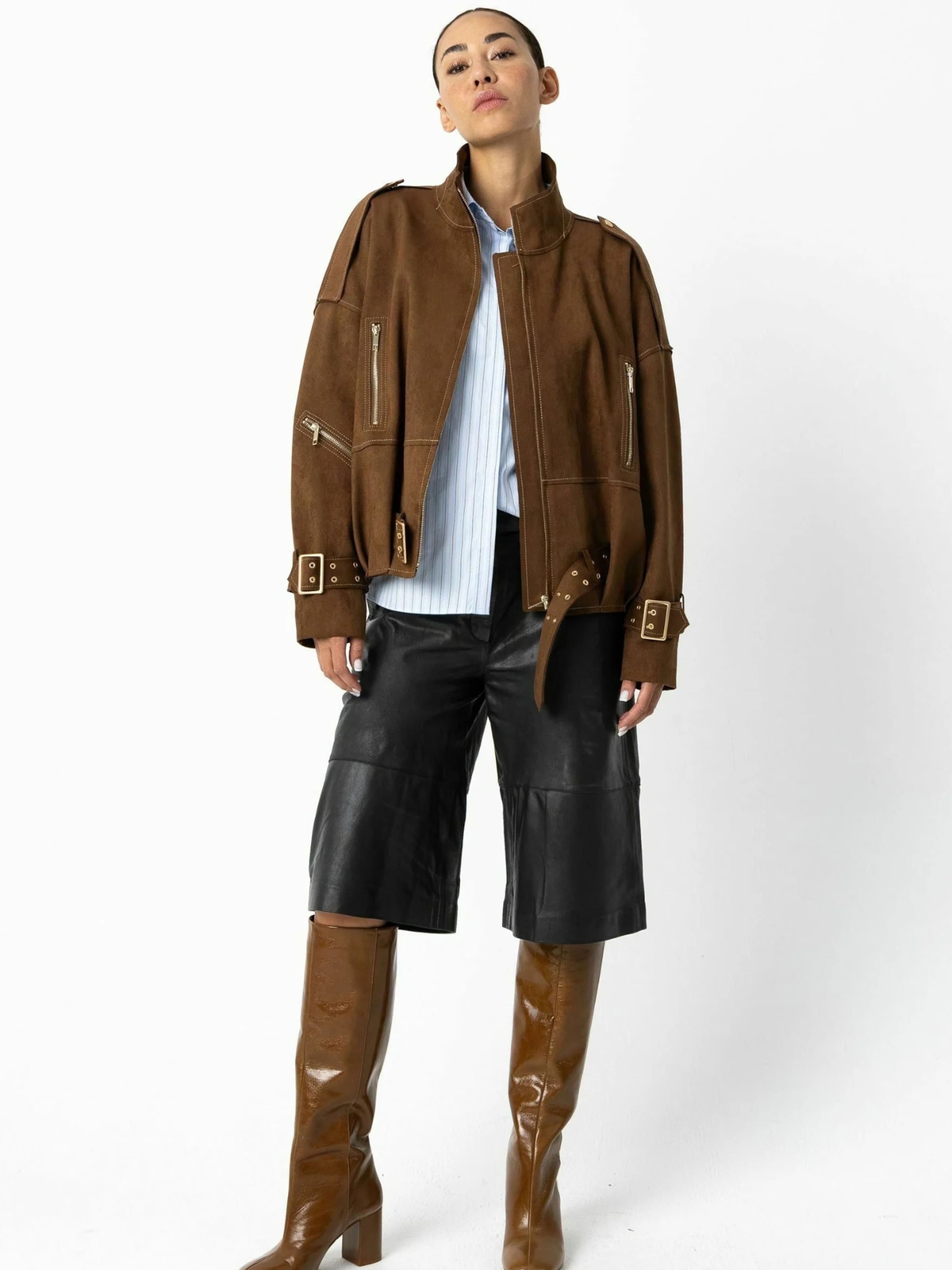 Coster Copenhagen Átmeneti dzseki ' Short ' - barna