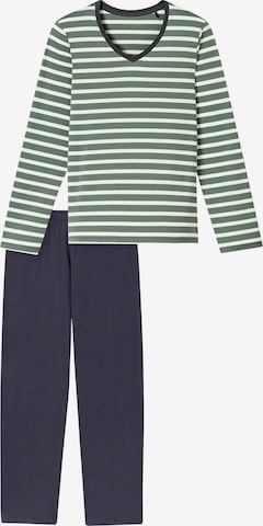 Pyjama ' Casual Essentials ' SCHIESSER en vert : devant