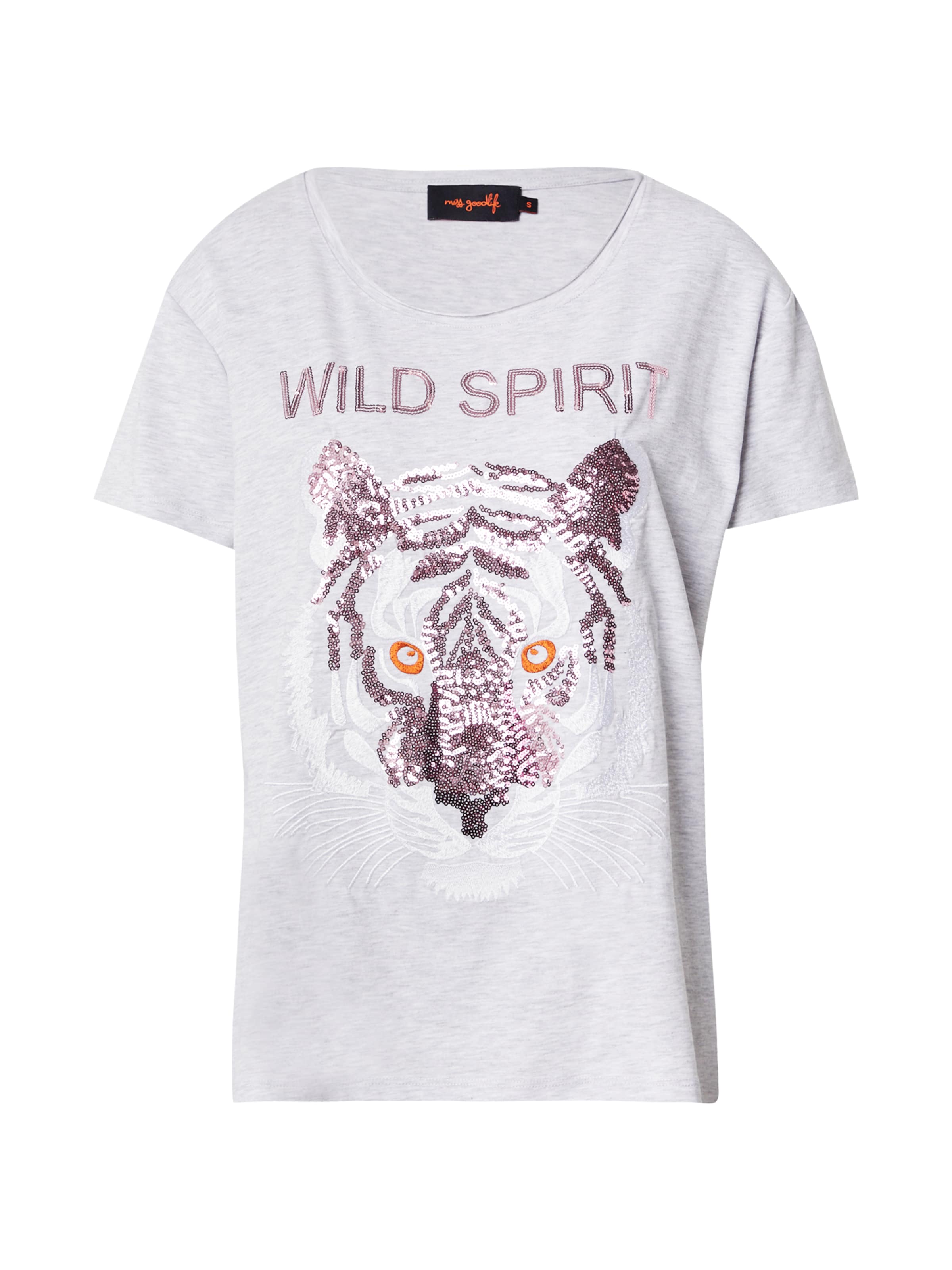 miss goodlife Tričko 'Wild Spirit' - Sivá: predná strana