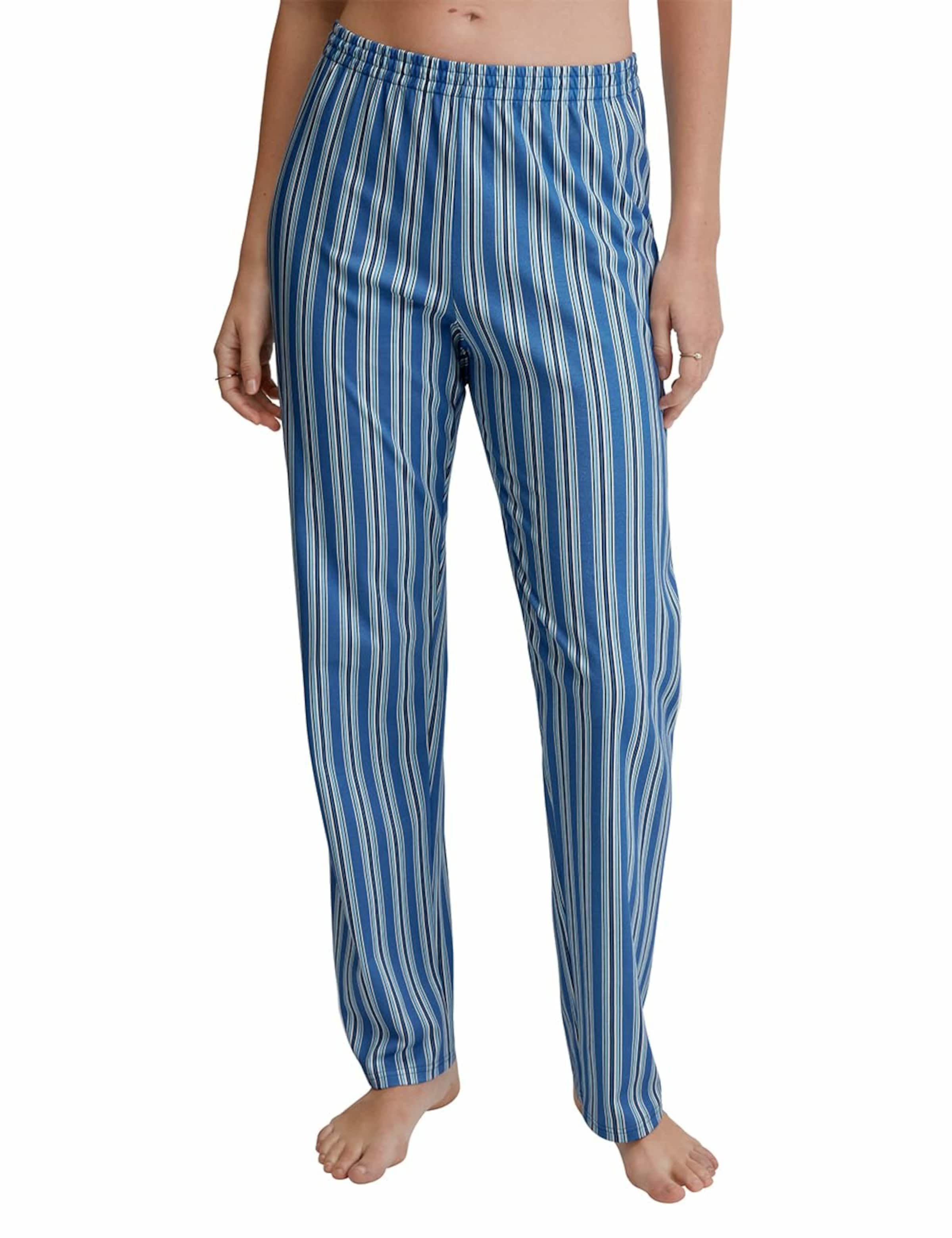 CALIDA Regular Pajama Pants in Blue: front