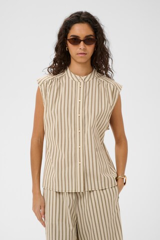 SOAKED IN LUXURY Bluse 'SLBlanca' in Grün: Vorderseite