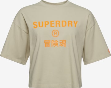 Superdry Shirt in Groen: voorkant