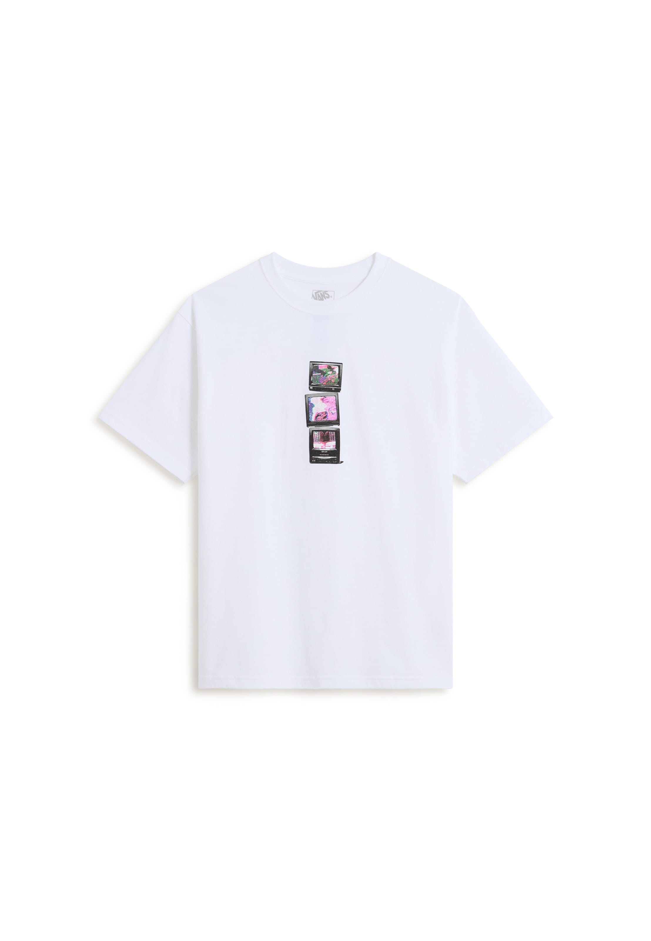 balts VANS T-Krekls 'Vee Tv': no priekšpuses