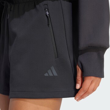ADIDAS SPORTSWEAR Loosefit Urheiluhousut 'Z.N.E.' värissä musta
