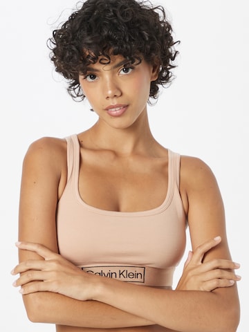 Calvin Klein Underwear Bustier Biustonosz w kolorze beżowy: przód