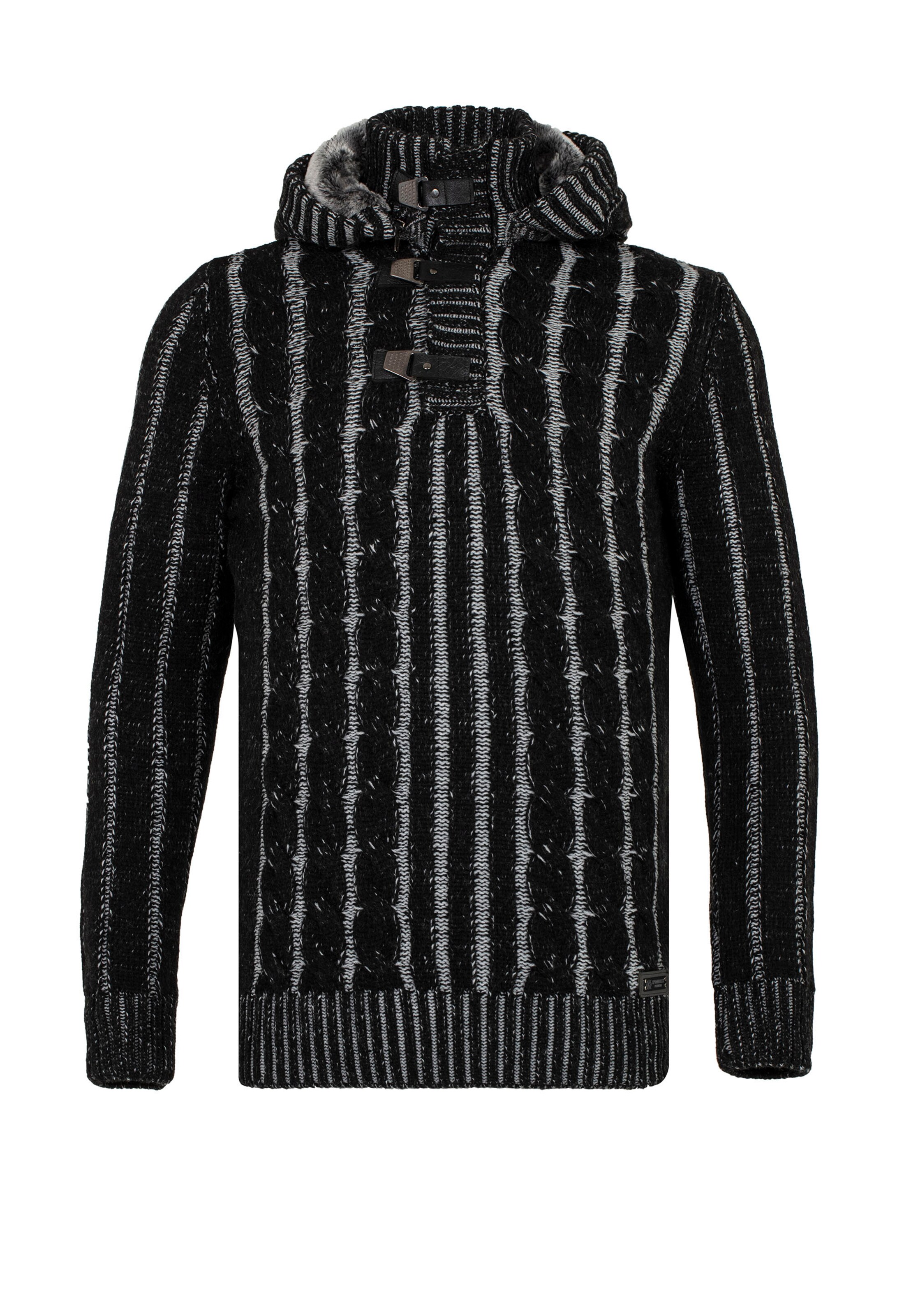 CIPO & BAXX Trui in Zwart: voorkant