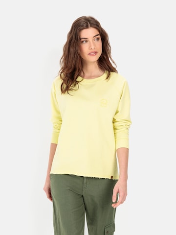 CAMEL ACTIVE Sweatshirt in Yellow: front