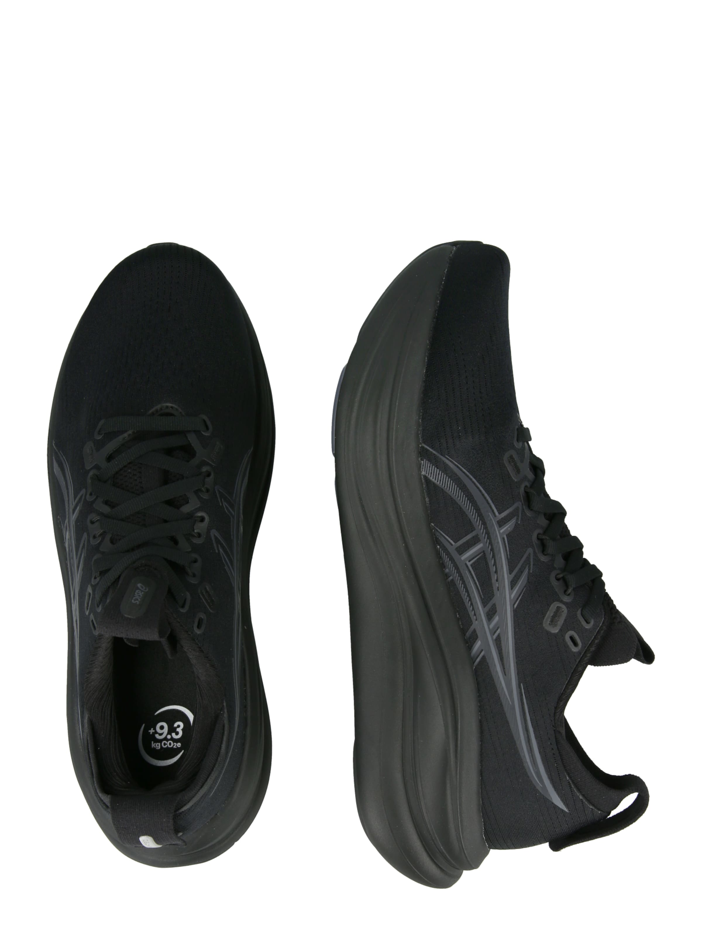 Chaussure de course 'GEL-NIMBUS 28' ASICS en noir