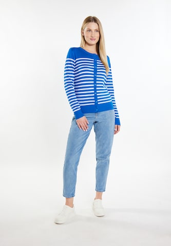 Cardigan DreiMaster Maritim en bleu