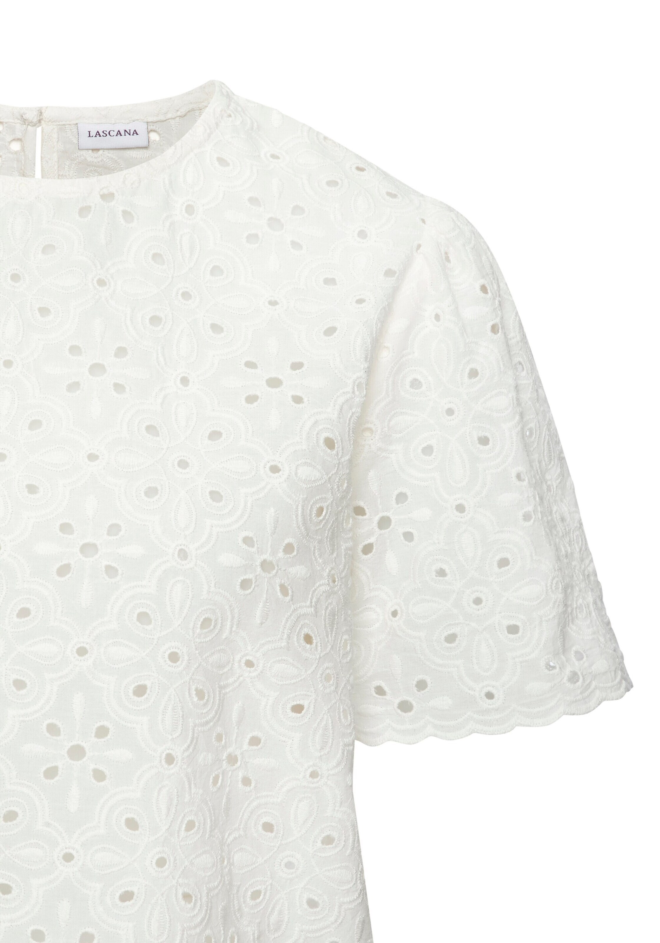 LASCANA Bluse in Weiß