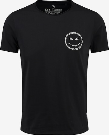 T-Shirt 'MT THINK' Key Largo en noir : devant