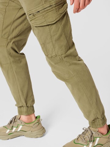 Cotton On - Tapered Pantalón cargo en verde