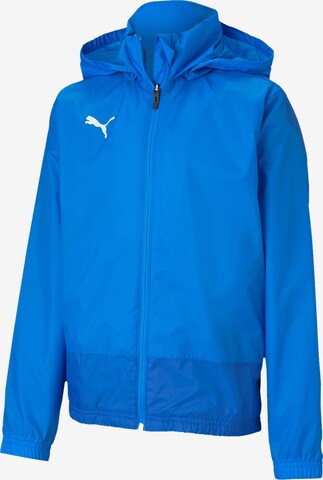 PUMA Athletic Jacket in Blue: front