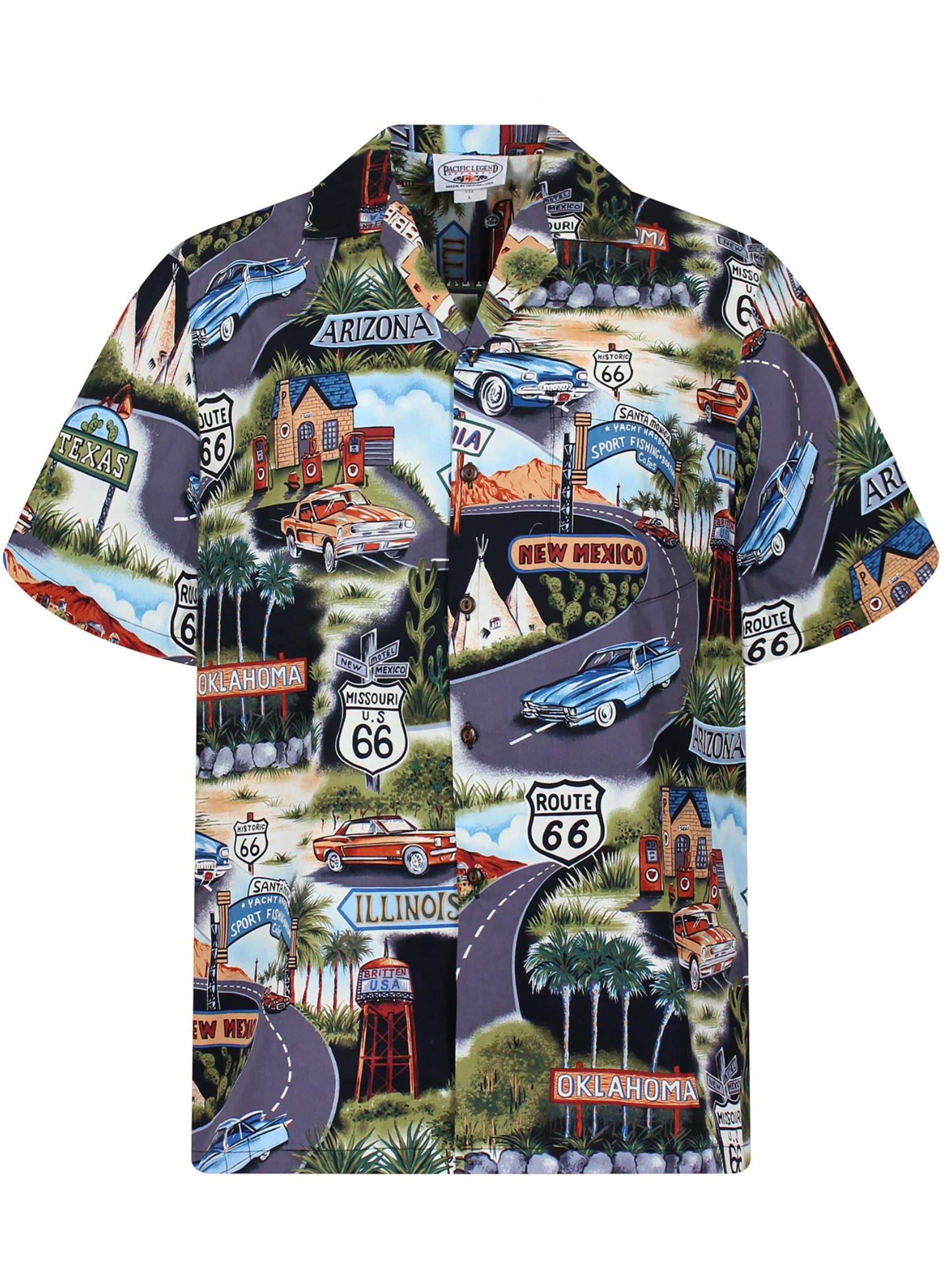 Camicia 'Breite Straße' di Pacific Legend in grigio: frontale