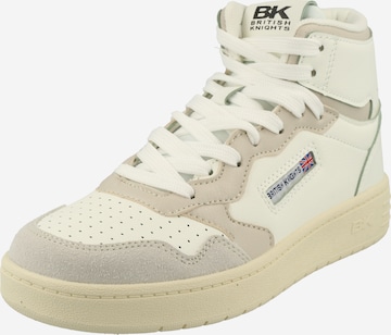 Sneaker alta 'NOORS' di BRITISH KNIGHTS in bianco: frontale